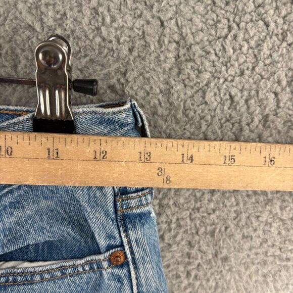 Levi’s Premium Wedgie Fit Jeans Women’s Size 25 Distressed High Rise Button Fly - Picture 4 of 13